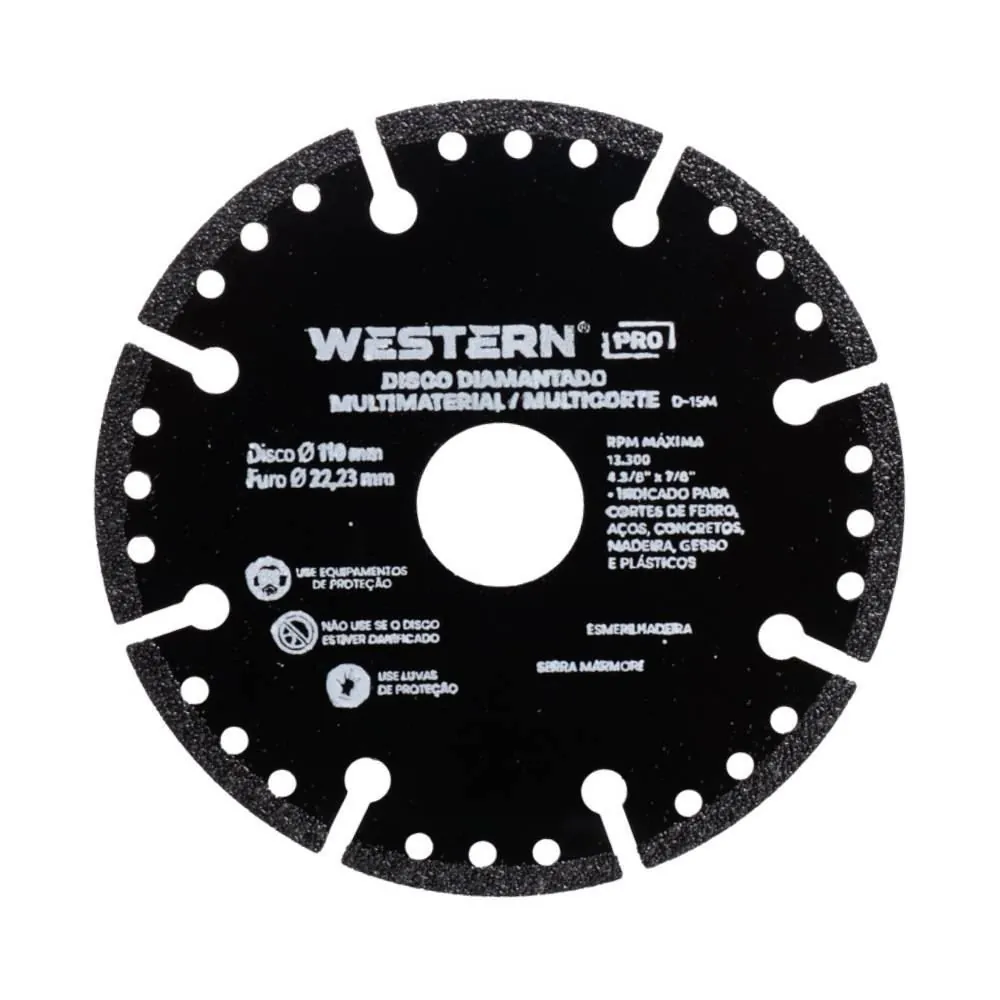 Disco Diamantado Multimaterial Western