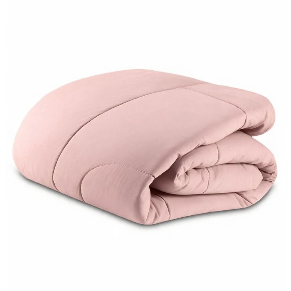 Edredom Casal 100% Algodão Buona Fortuna - Rosa Velho