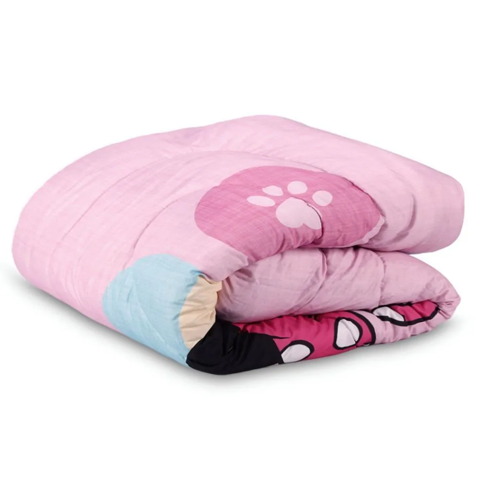 Edredom Disney Solteiro 1,60M X 2,40M Hedrons - Minnie Alegre