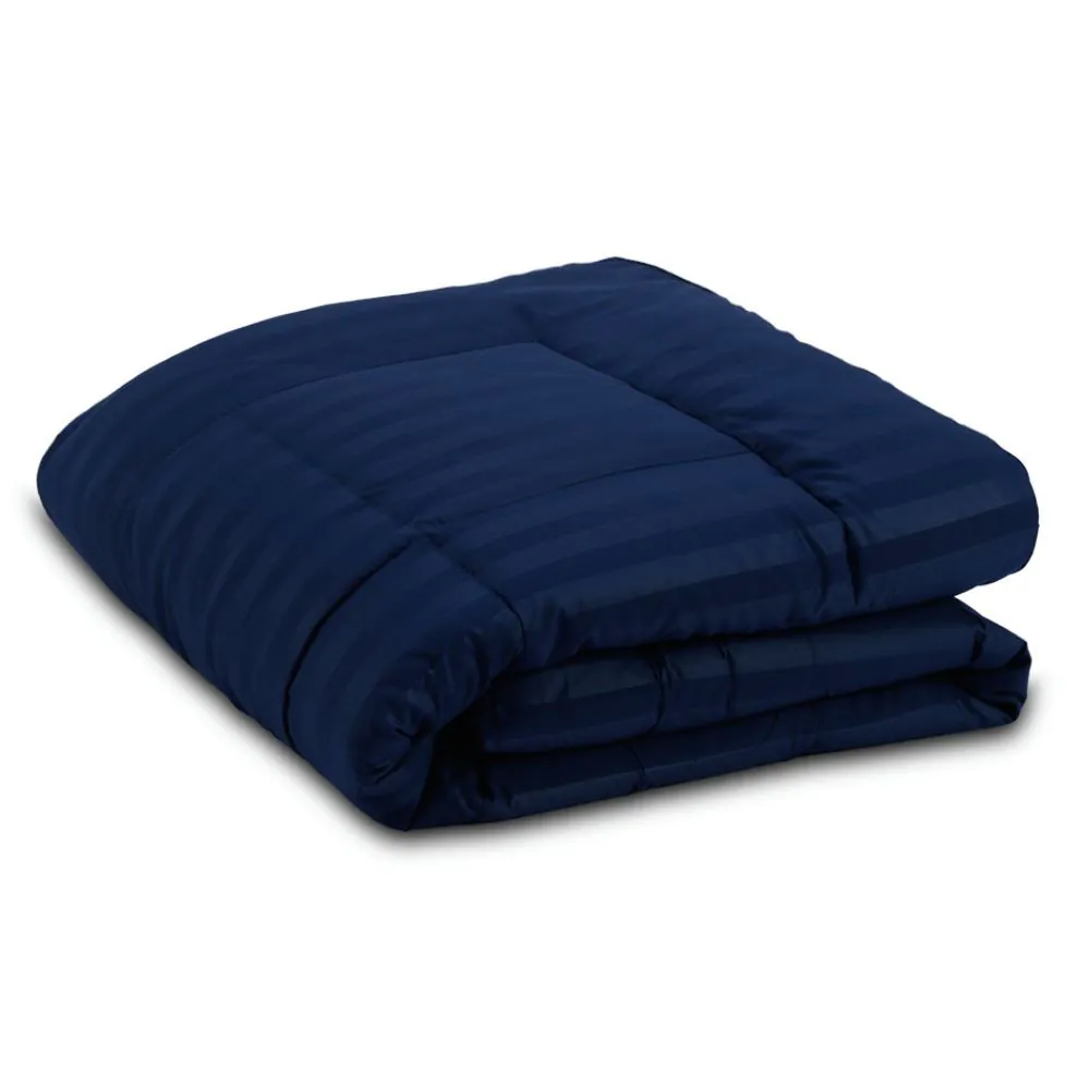 Edredom King Toque de Pluma Firenze - Azul Marinho