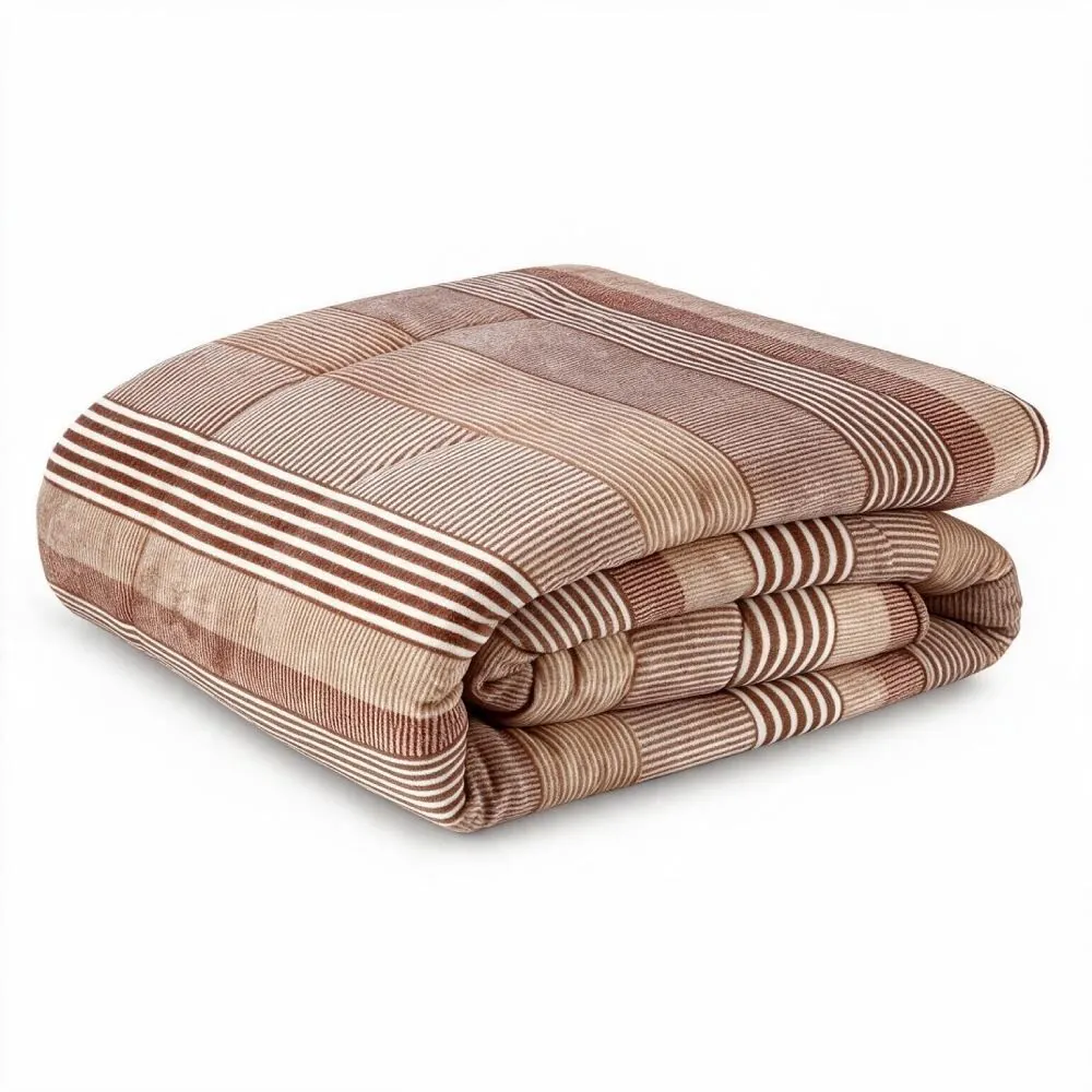 Edredom Queen Plush Inove Provence - Caio Geo Bege