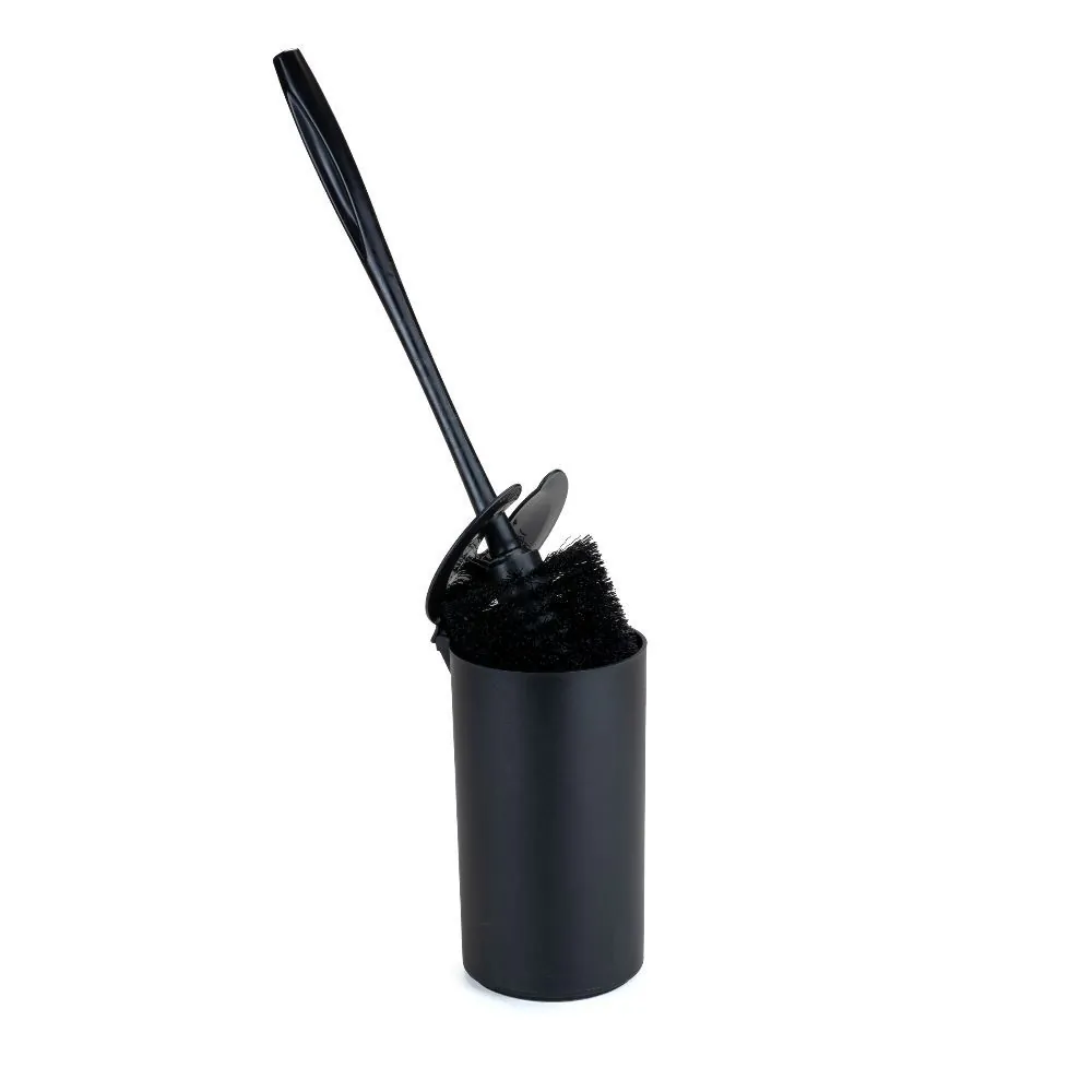 Escova Sanitária com Suporte Redondo Arthi - Preto