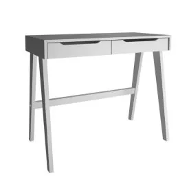 Escrivaninha em Mdf com 2 Gavetas 90X45 Cm - Off Wite