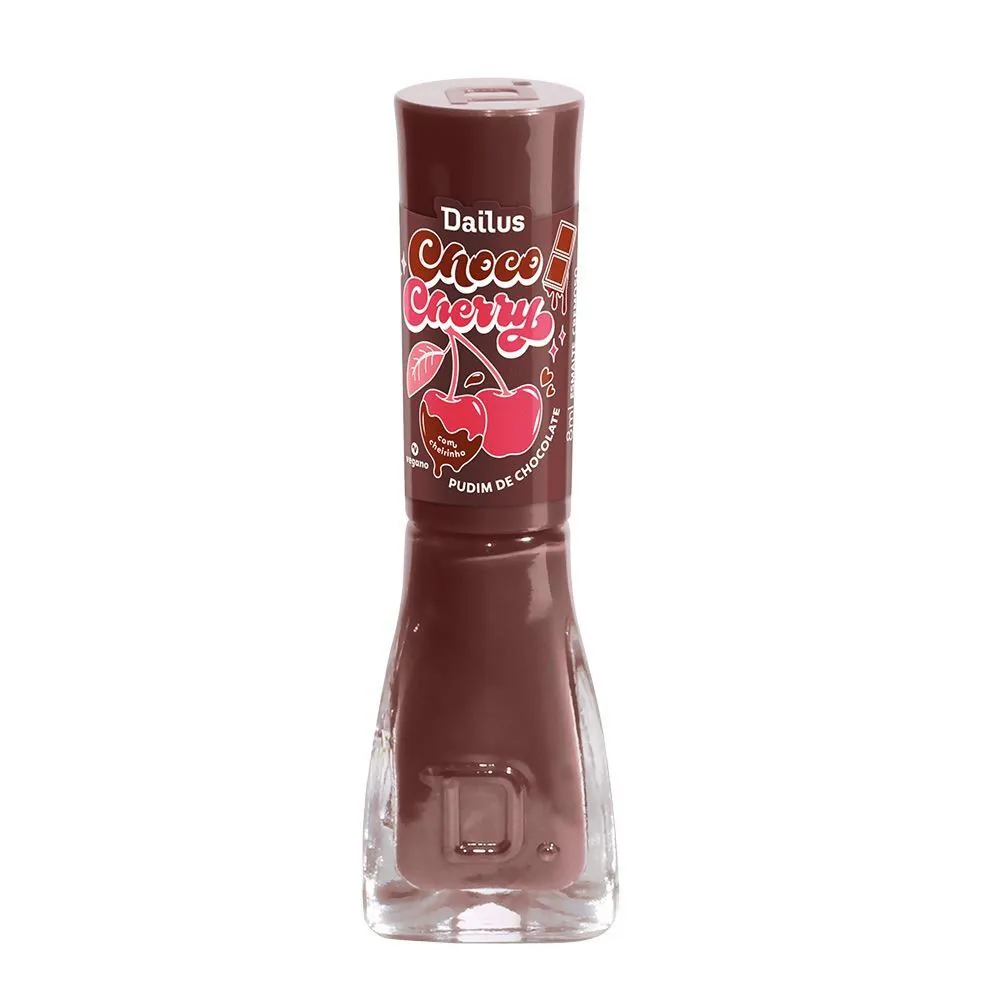 Esmalte Cremoso Dailus Choco Cherry 8Ml - Pudim de Chocolate