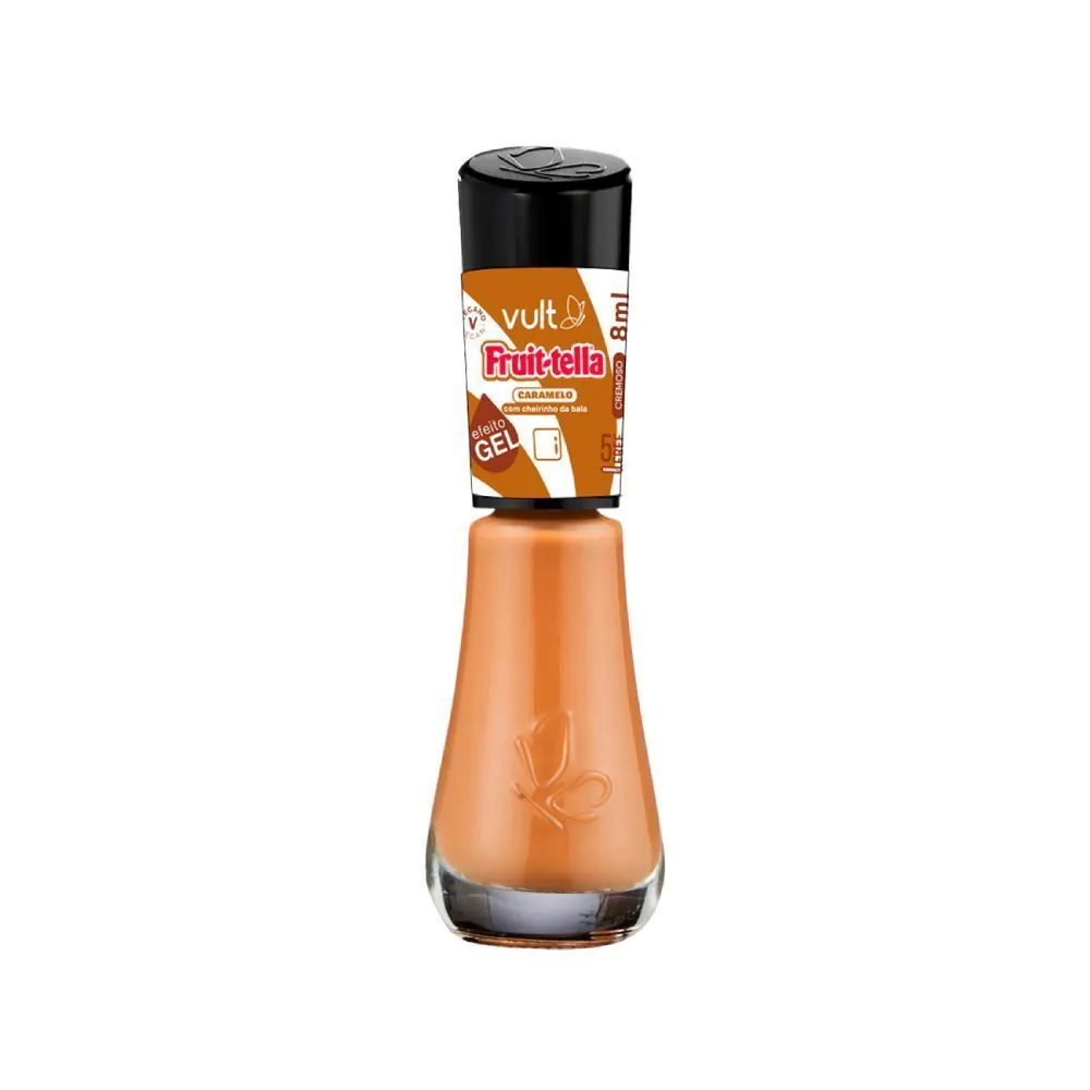 Esmalte Marrom Fruittella Caramelo Vult - 8ml