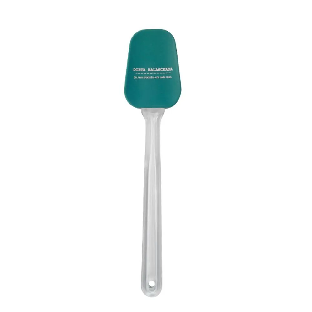 Espátula de Silicone Dieta Balanceada 30Cm - Verde