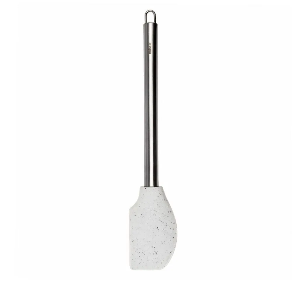 Espátula Silicone e Cabo em Aço Inox Brinox 33 cm - Vanilla
