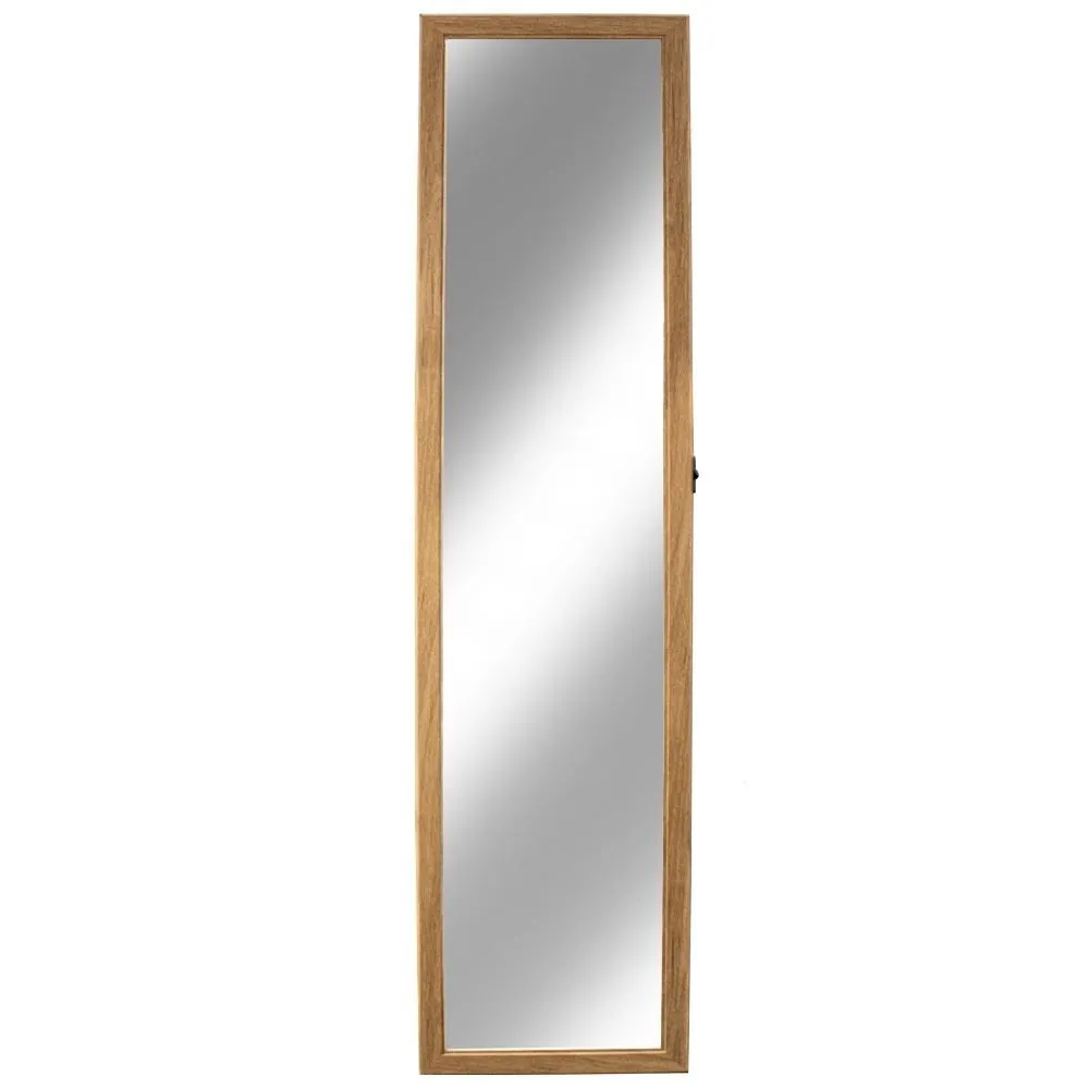 Espelho de Chão com Suporte 37X157cm Imbuia - Euro Quadros