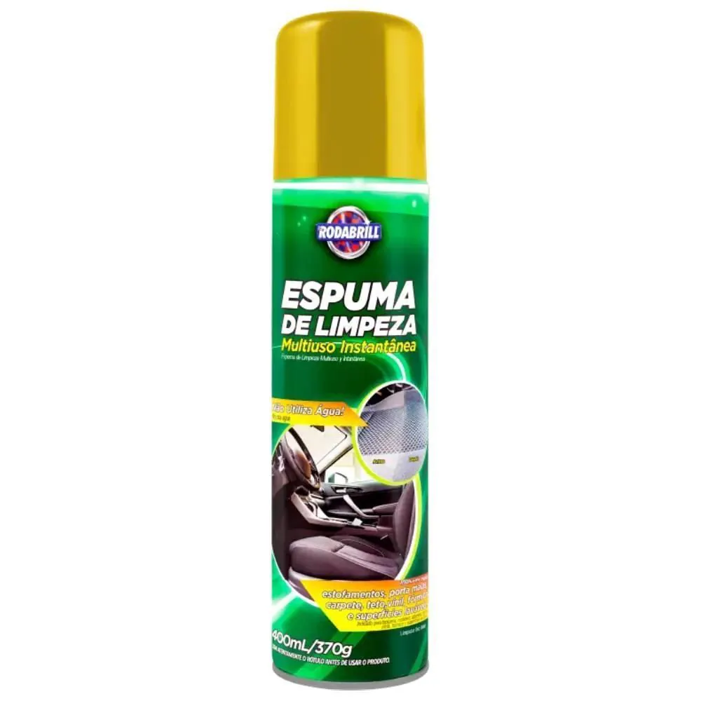 Espuma de Limpeza Multiuso Rodabrill 400Ml/370G - 10957