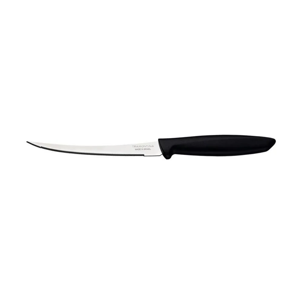 Faca para Tomate Inox Plenus Tramontina - Preto
