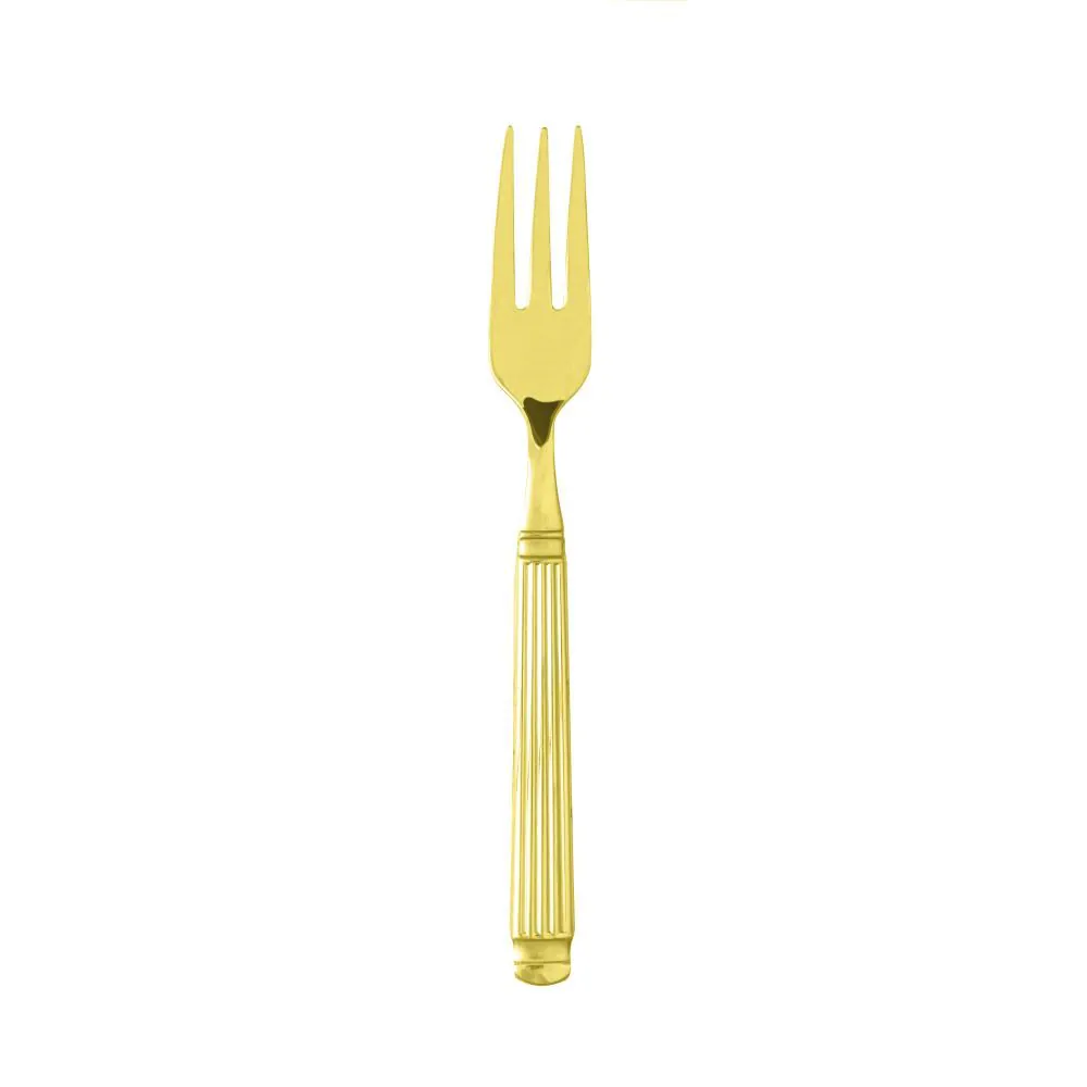 Faqueiro Inox Grécia Dourado 30 Peças Lyor