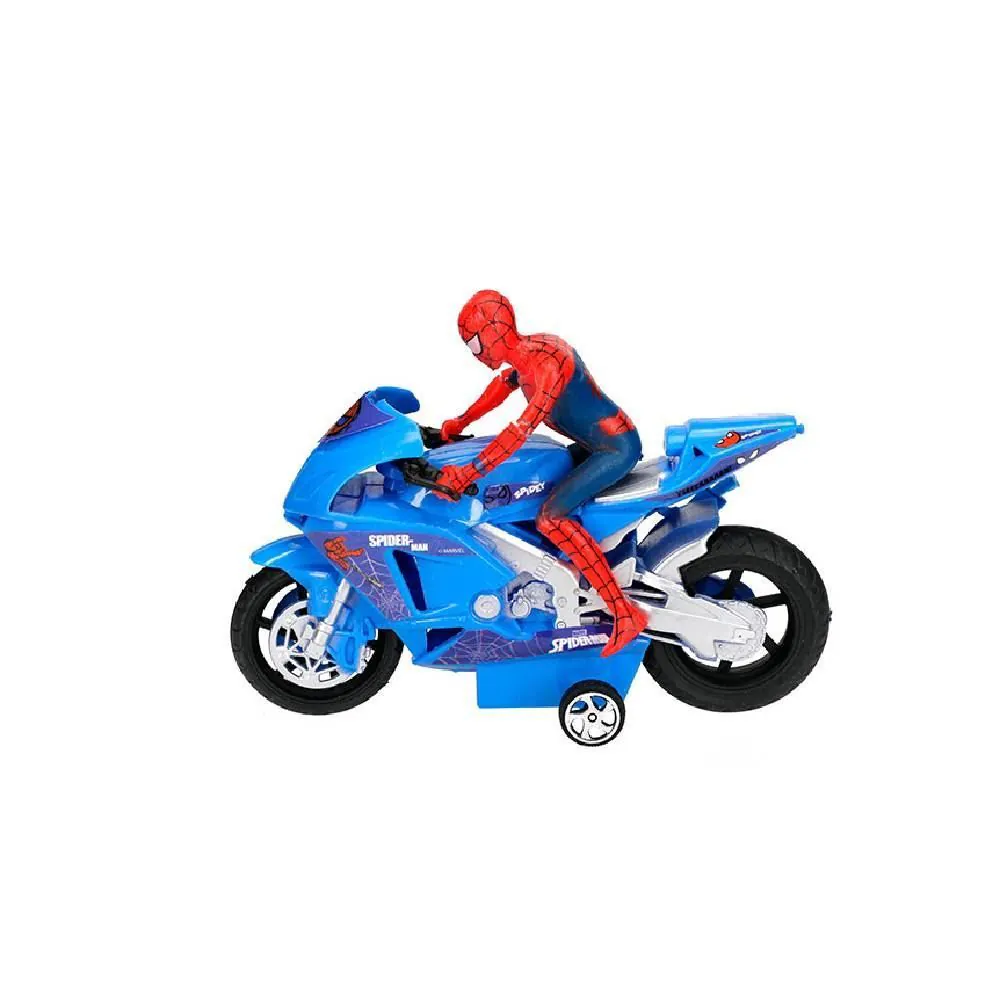 Figura na Moto Fricção Homem-Aranha Etitoys - Sortido