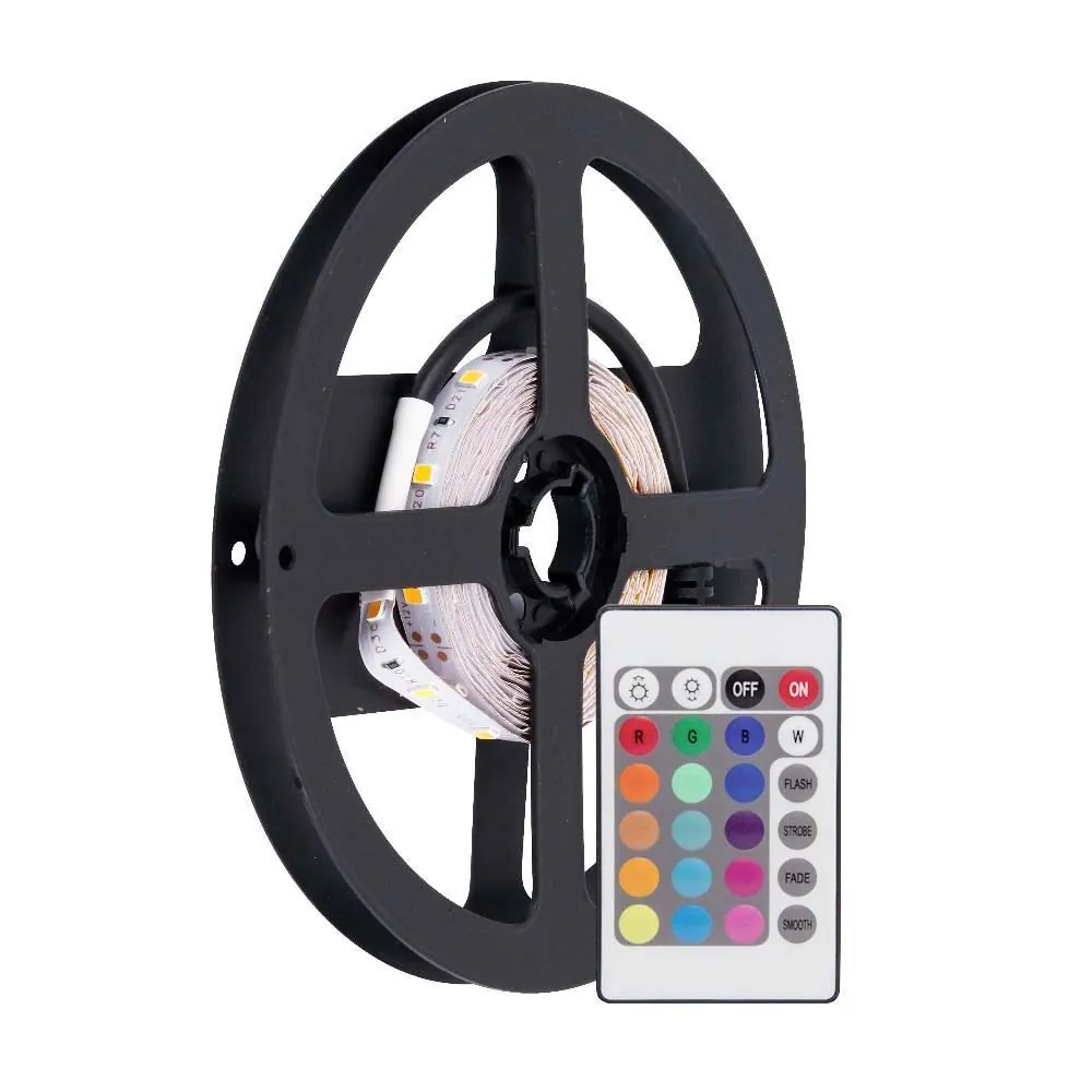 Fita Led 3,6W 12V 5 Mts com Fonte Bivolt Gaya - RGB