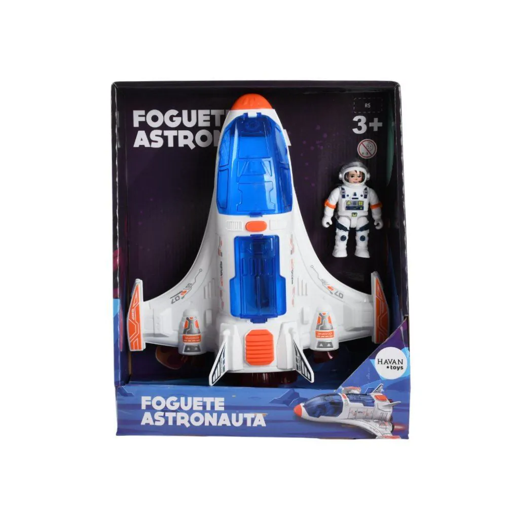 Foguete com Astronauta Toys - HBR0926