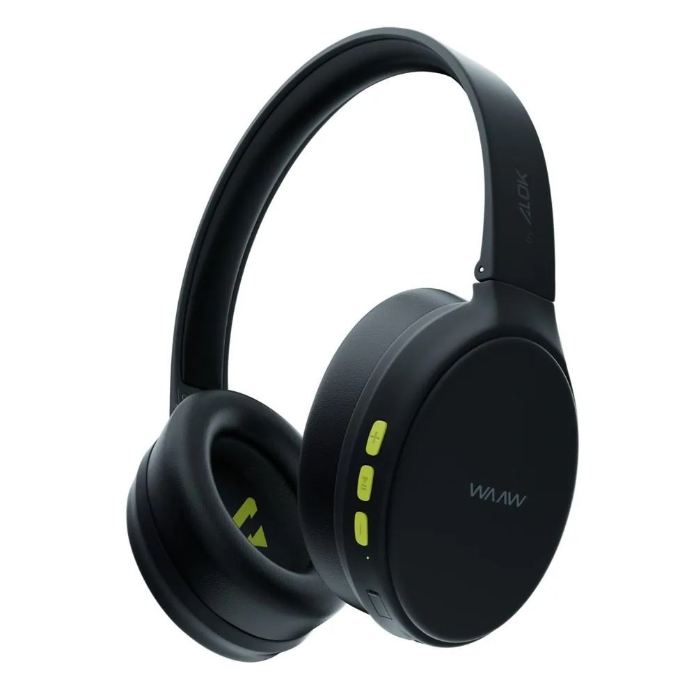 Fone de Ouvido Waaw by Alok Bluetooth Sense 200Hb - Preto
