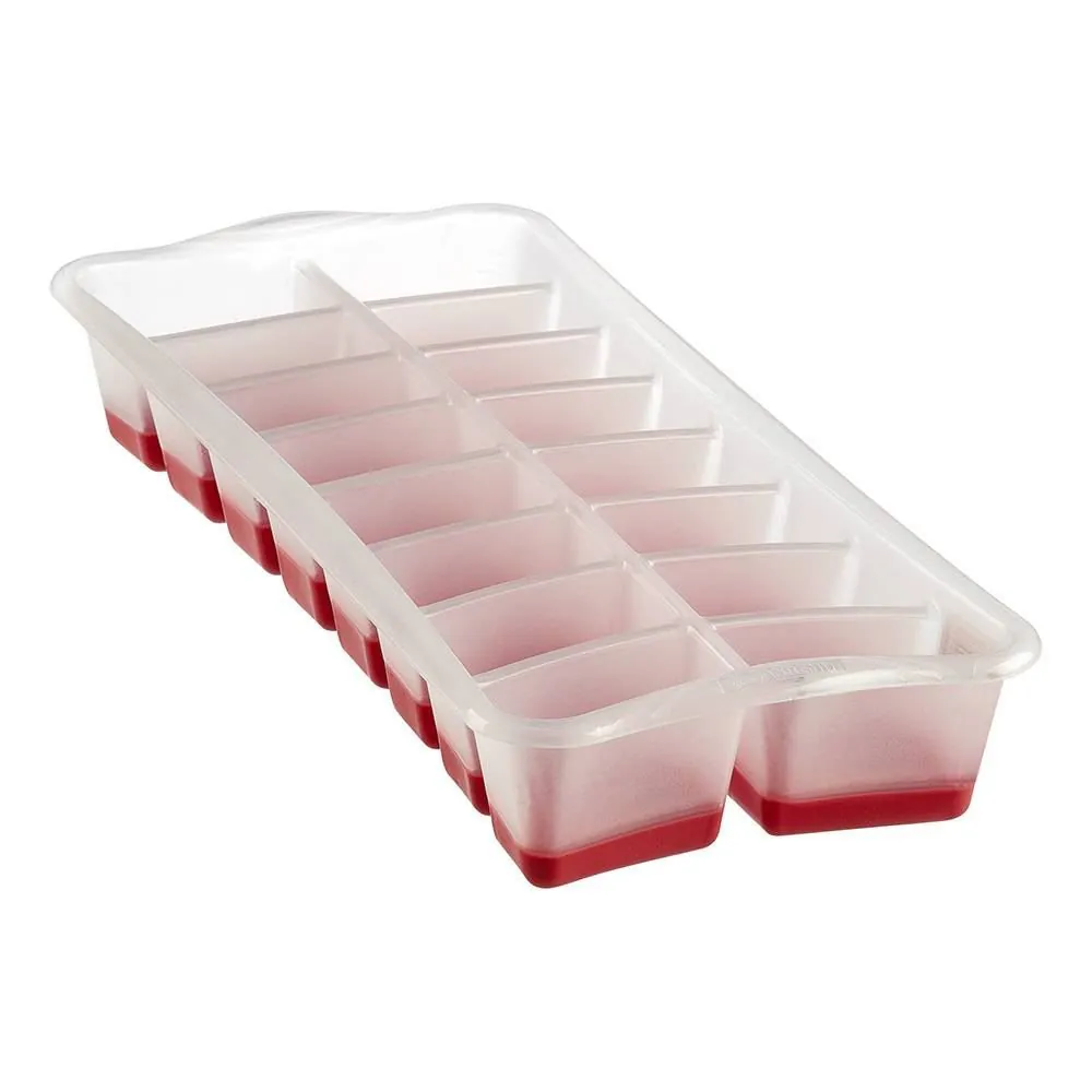 Forma de Gelo Fundo Flexível de Silicone Sanremo - Transparente