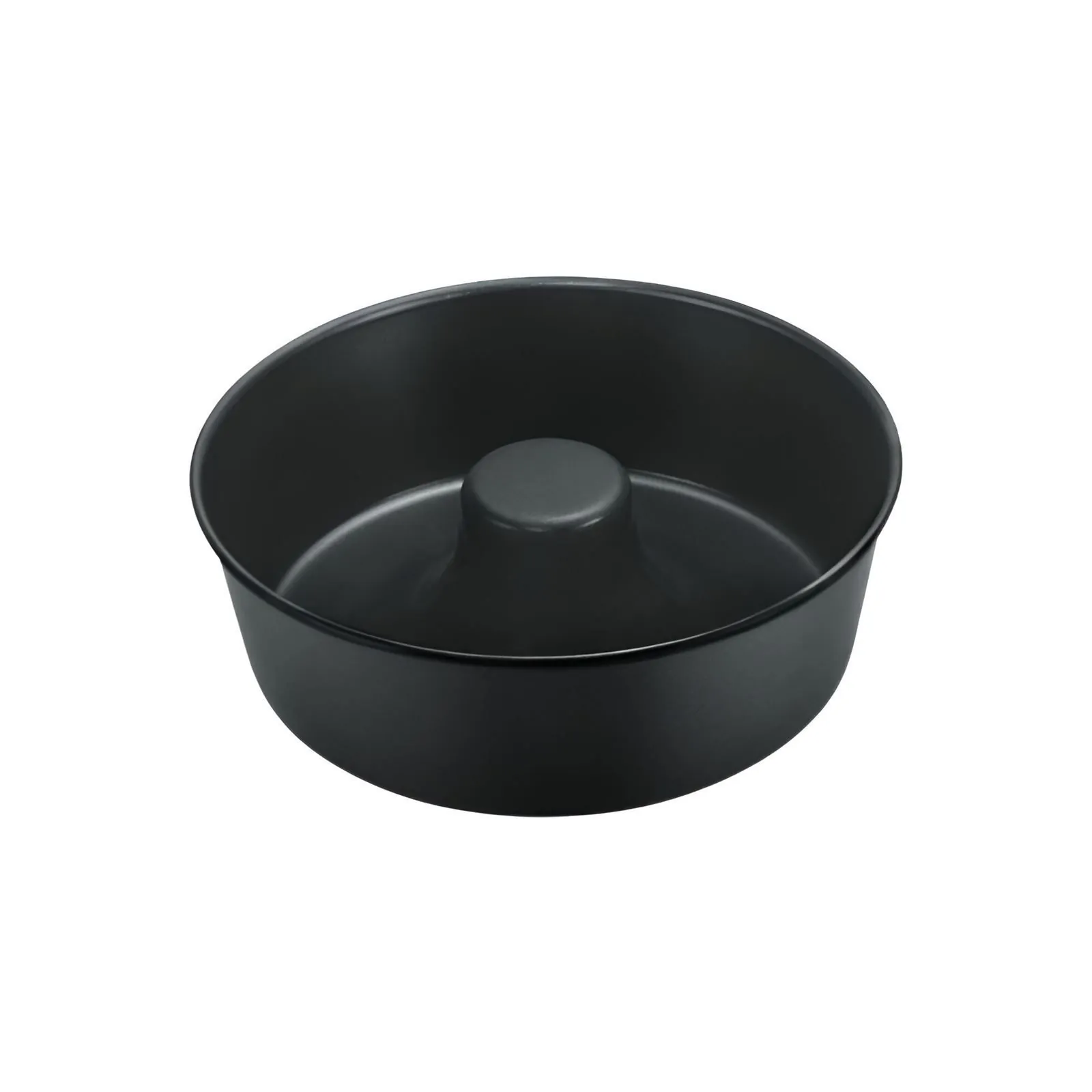 Forma de Pudim Alta de Alumínio Black Fortaleza 21Cm - Preto