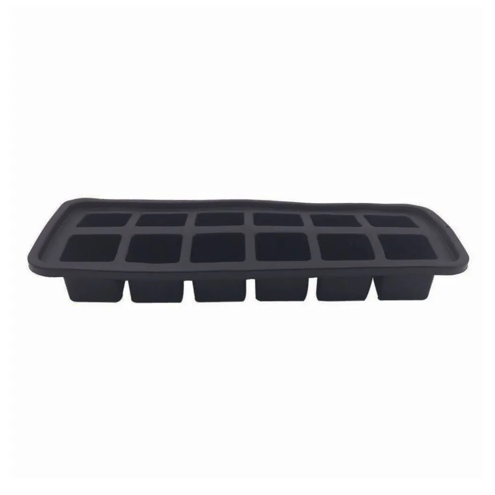 Forma de Silicone para Gelo Basic - Preto