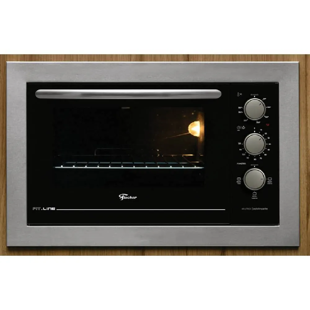 Forno Elétrico Fischer 48 Litros de Embutir Fit Line