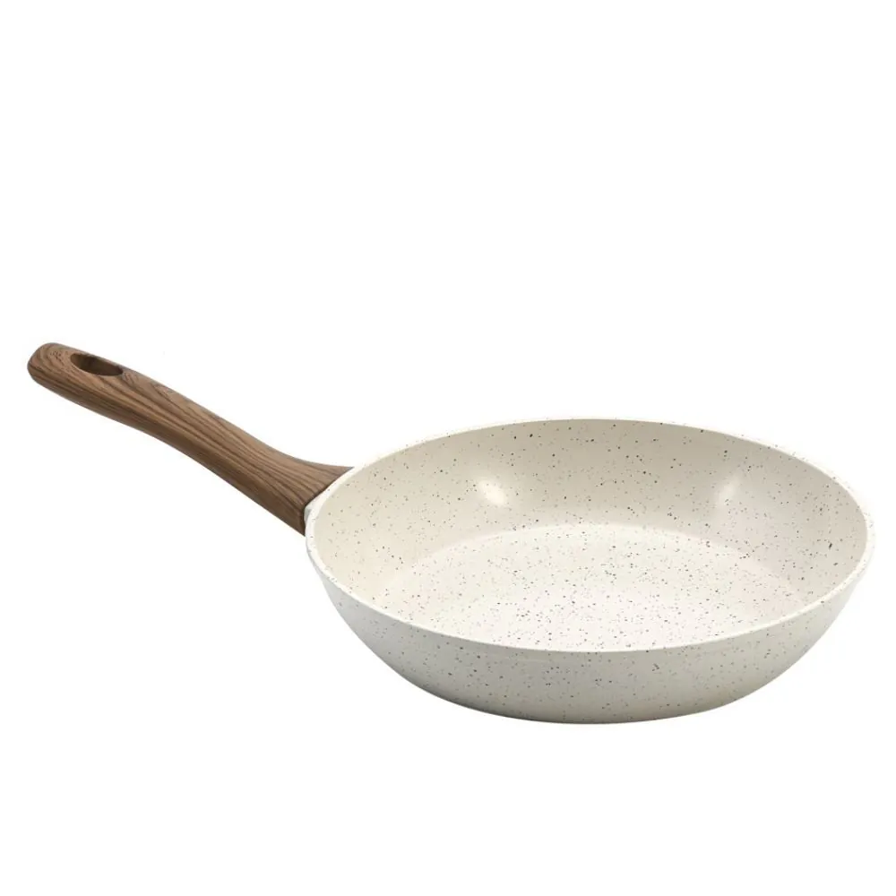 Frigideira de Alumínio com Revestimento Cerâmico Cook Mármol Mimo Style 1,6L - Bege