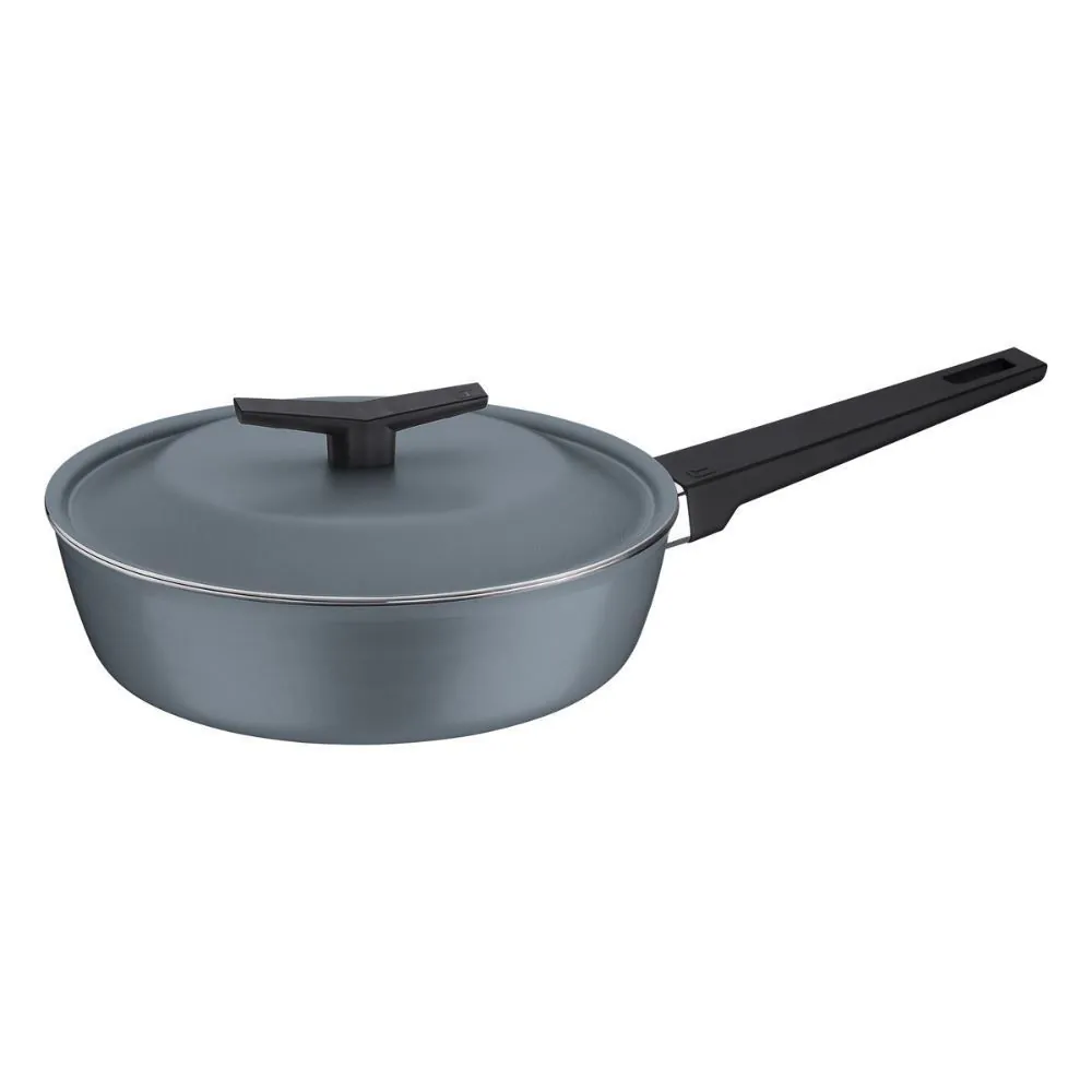 Frigideira Funda com Tampa Spezia Tramontina 24Cm - Azul Ardosia