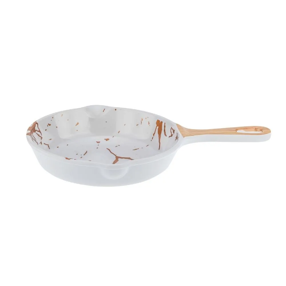 Frigideira Melamina Marmorizada com Bicos Lateral 25 cm Weck