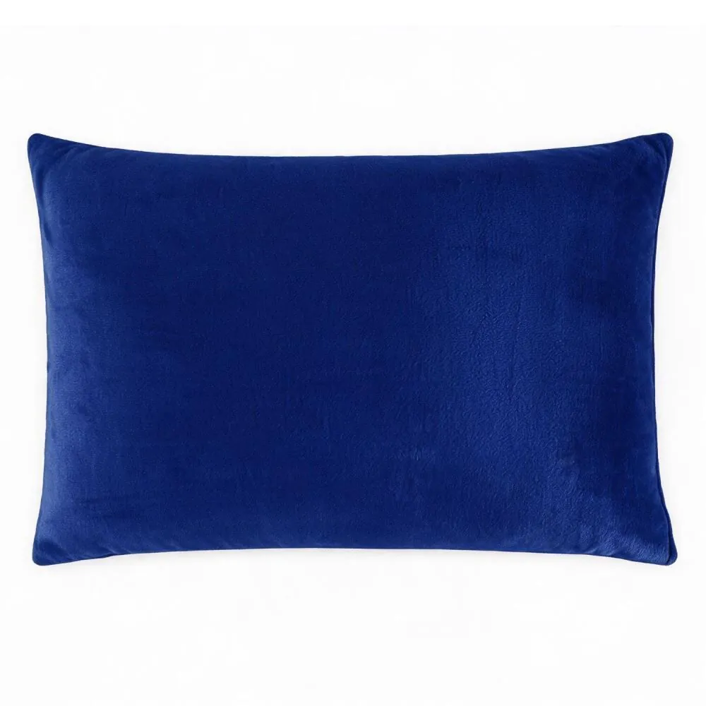 Fronha Avulsa Plush 1 Pç - Azul Mariner