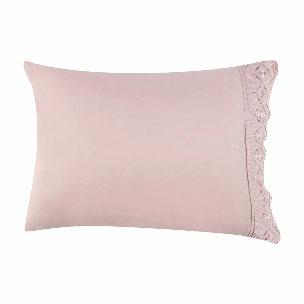 Fronha Avulsa com Renda 1 Pç - Rosa