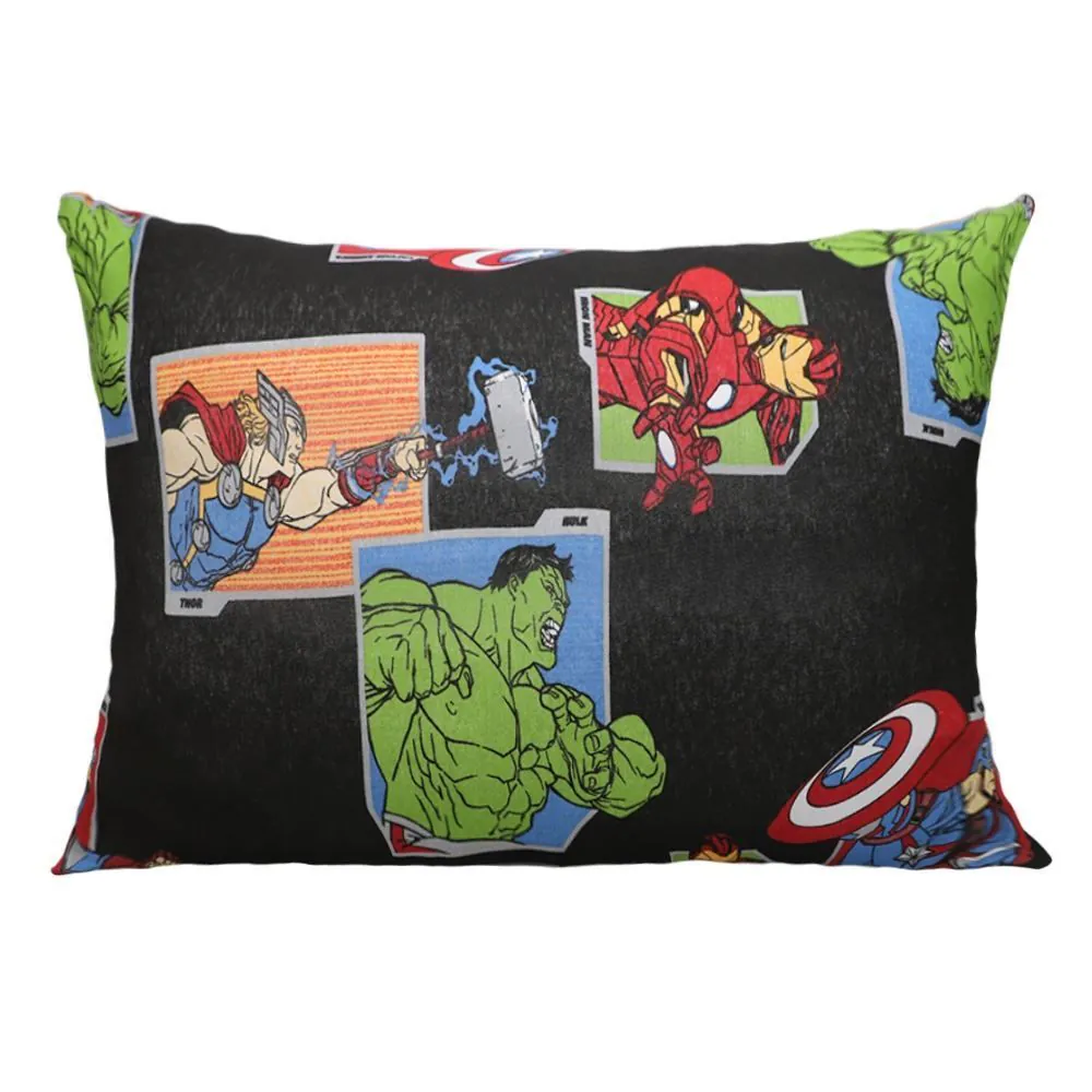 Fronha Avulsa Infantil 100% Algodão Marvel 1 Pç - Avengers Comics