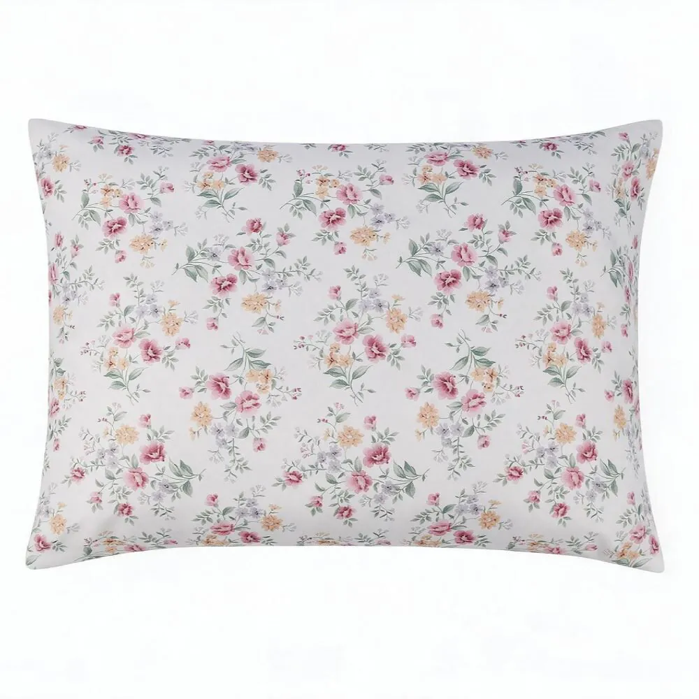 Fronha Avulsa Microfibra Estampada - Luz Flowers Verde