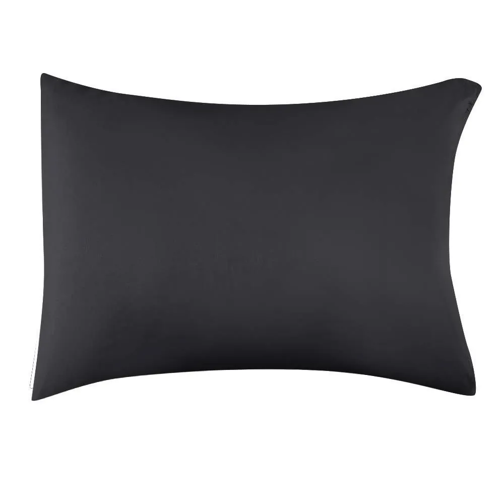 Fronha Avulsa Microfibra Lisa 100% Poliéster 1 Pç - Preto