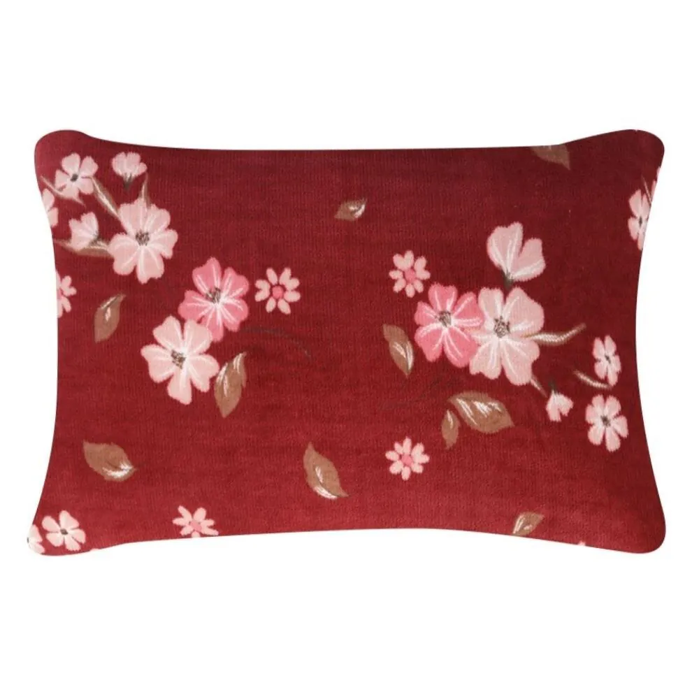 Fronha Avulsa Plush Estampada - Nina Floral Rosa