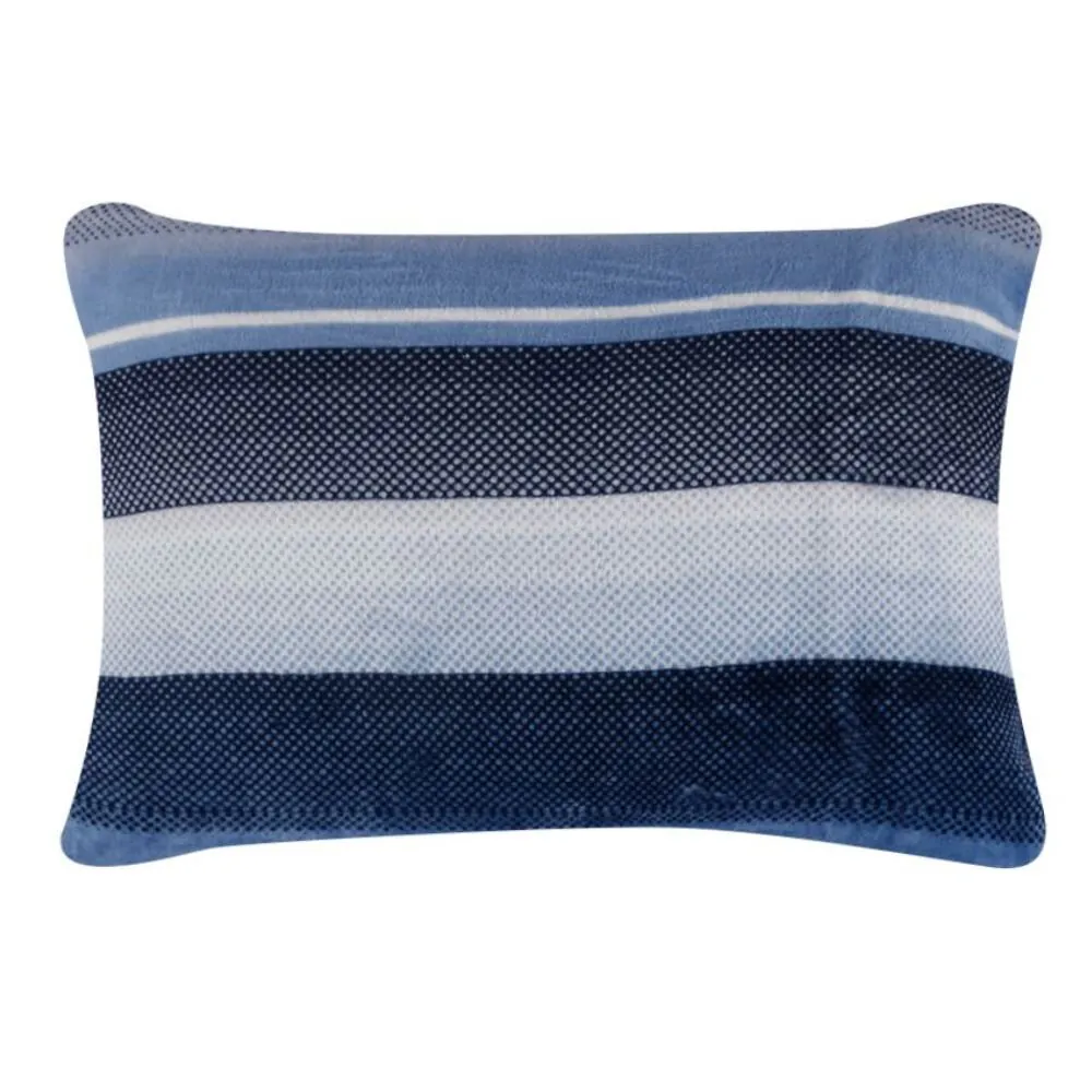 Fronha Avulsa Plush Estampada 50Cmx70cm - Theo Azul