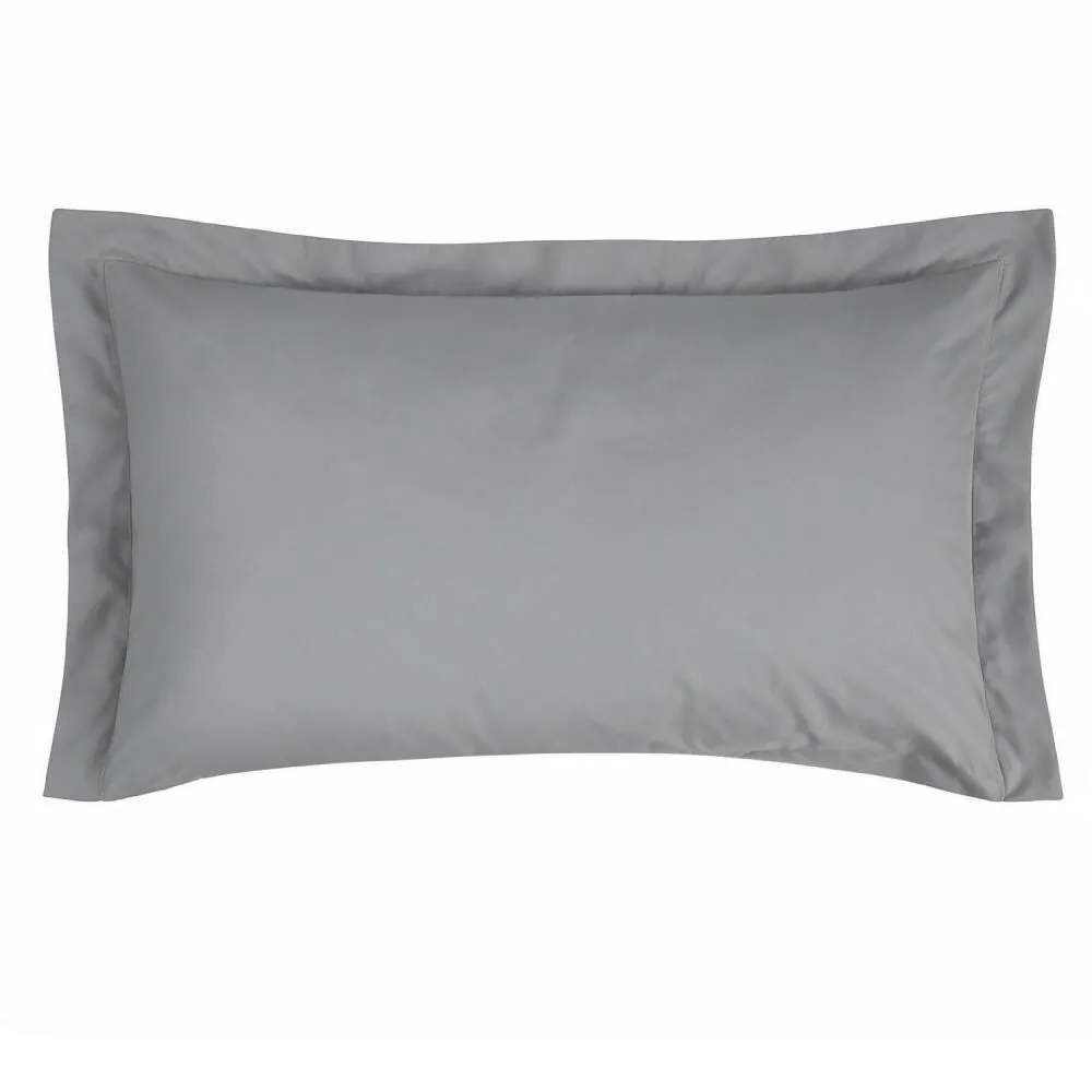Fronha King 50X90 cm Buona Fortuna - Cinza Prata Liso