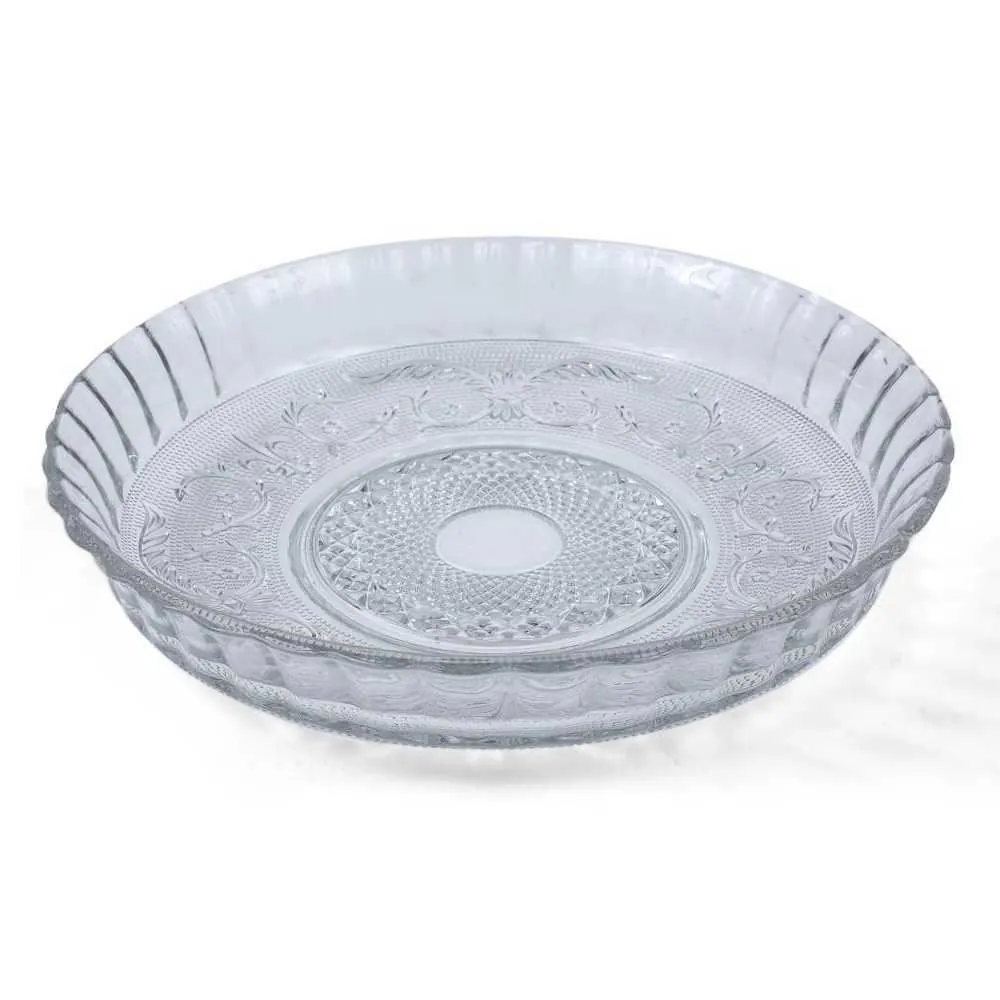 Fruteira de Vidro Roma 30 cm - Transparente