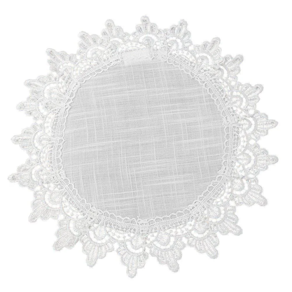 Fundo de Prato Redondo Renda Guipir - Paris