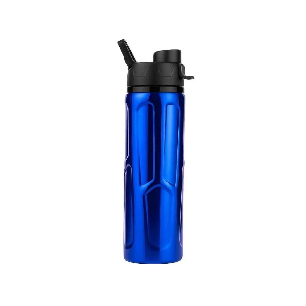 Garrafa Squeeze Aluminio com Alça Glay Wellmix 700Ml - Azul