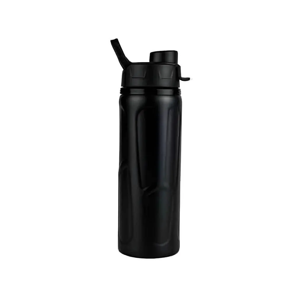 Garrafa Squeeze Aluminio com Alça Glay Wellmix 700Ml - Preto