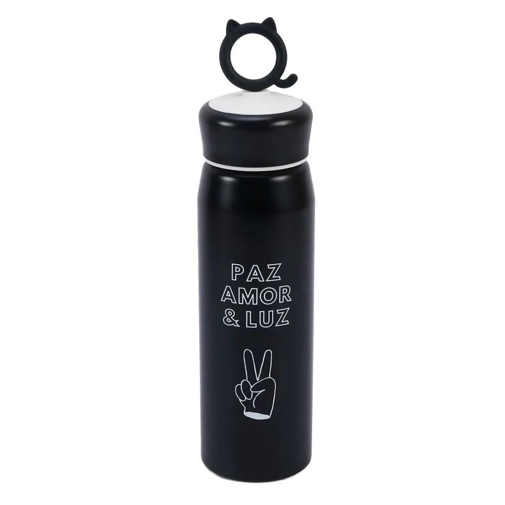Garrafa Squeeze Frases 500Ml Livon - Sortido