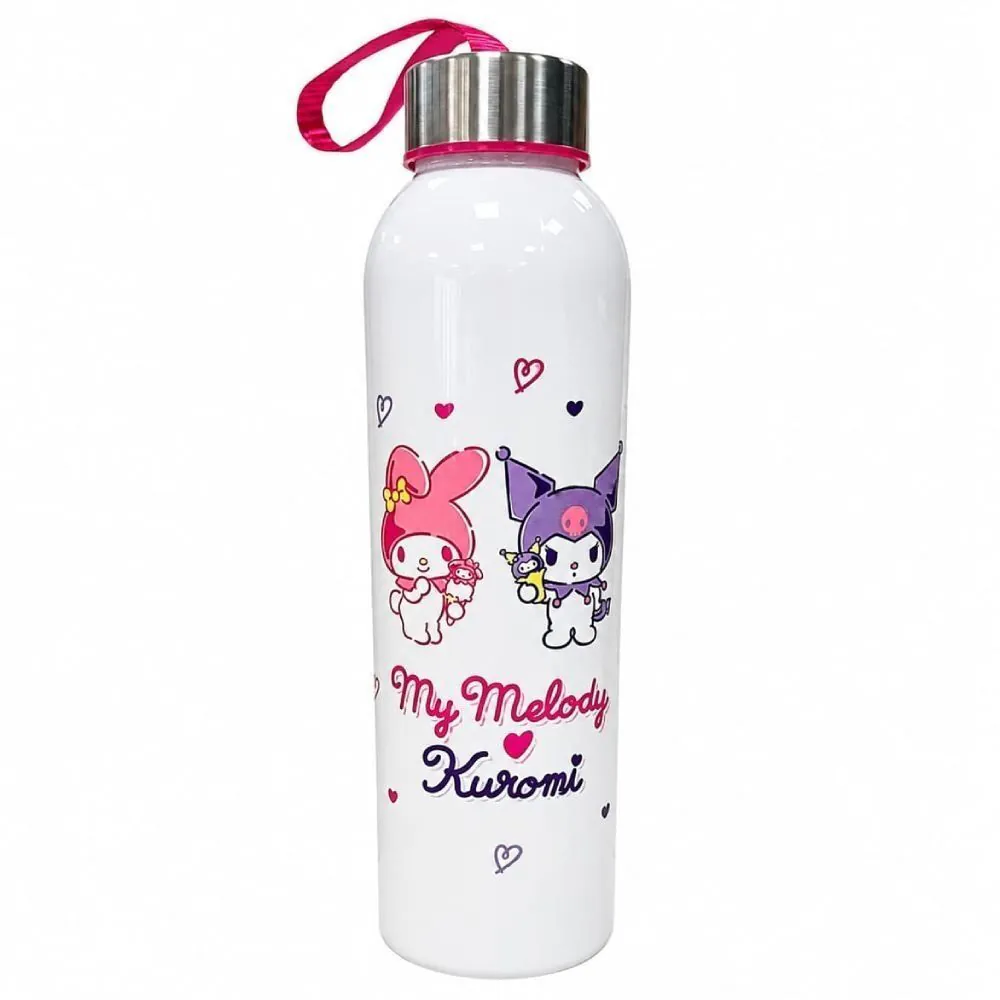 Garrafa Squeeze Kuromi Drinks 800Ml Bandeirante - Branco