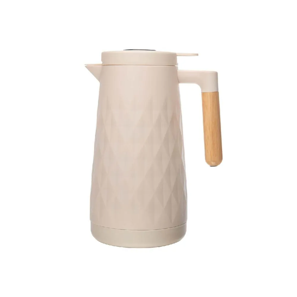 Garrafa Térmica com Termômetro New Diamond Lyor 1 Litro - Branco