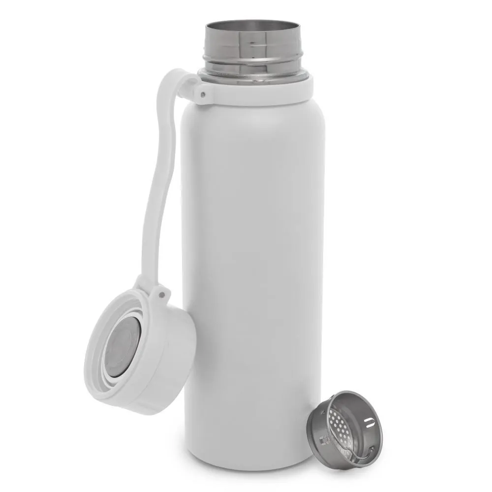 Garrafa Squeeze Inox Explorer Lyor 650Ml - Branco