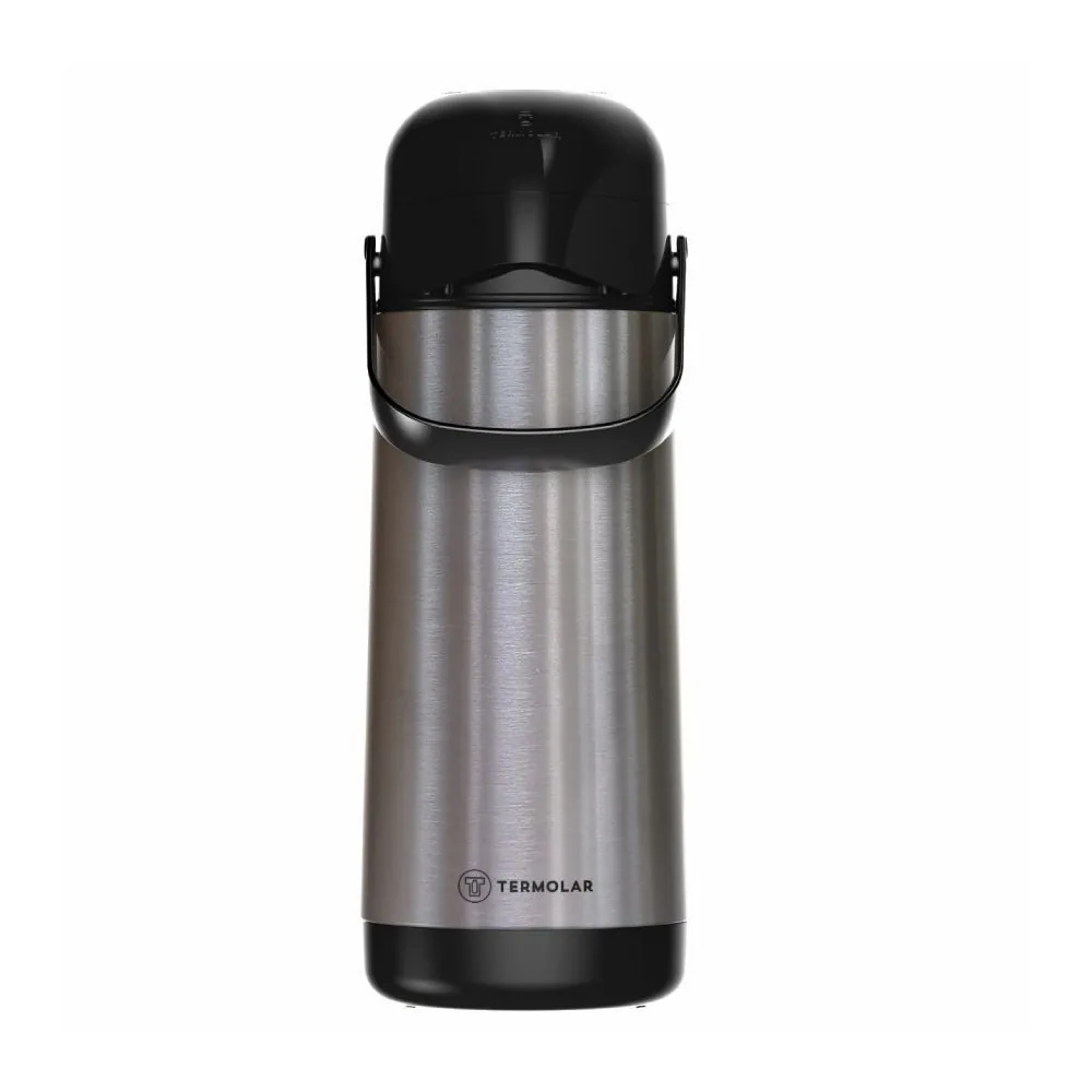 Garrafa Térmica Lumina Termolar 1 Litro - Prata