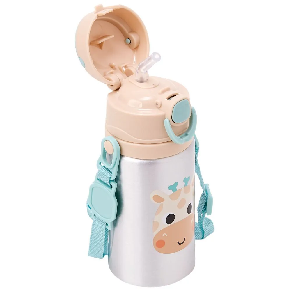 Garrafinha de Alumínio Buba Zoo 450Ml - Girafa