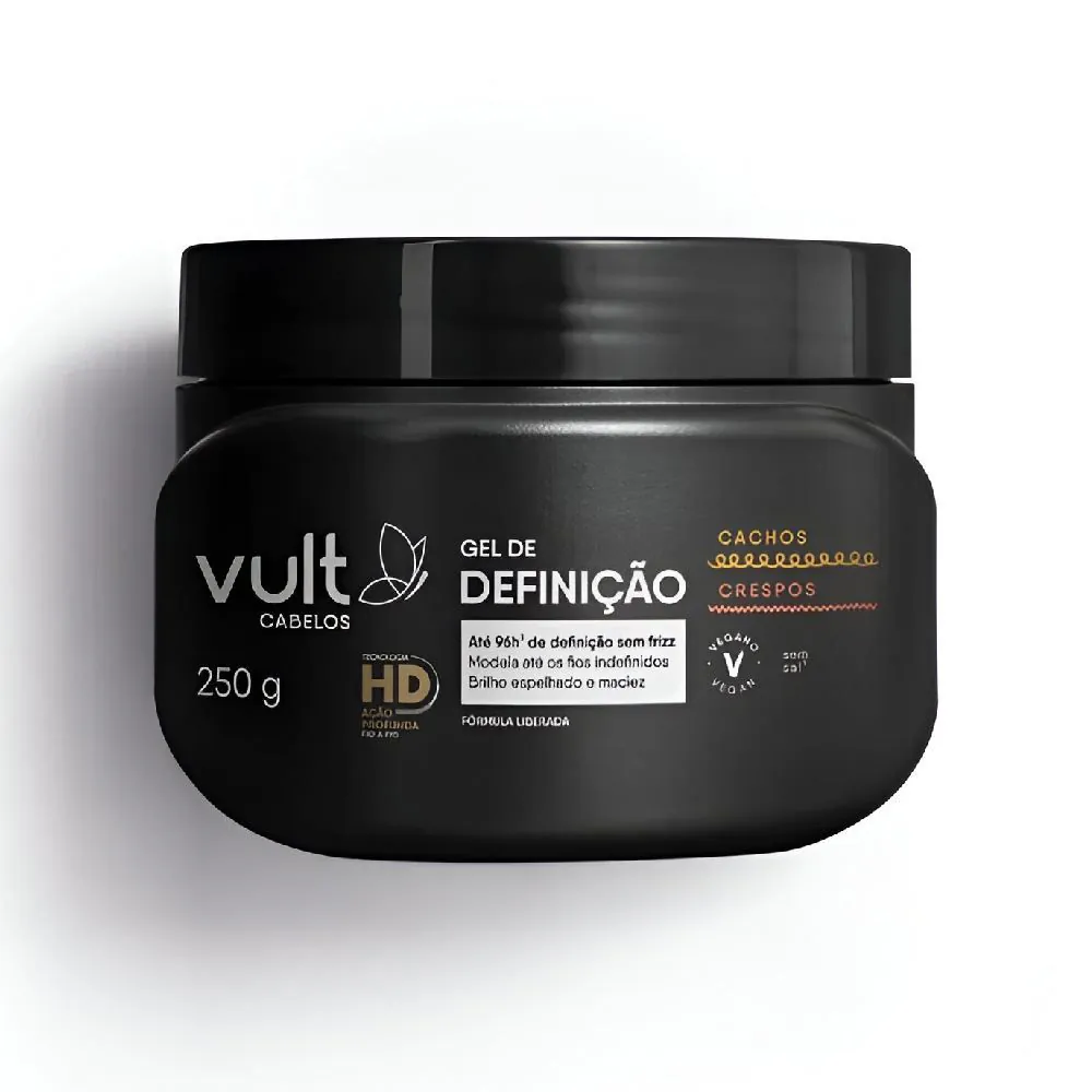 Gel de Definição Vult Cabelos Cachos e Crespos - 250g