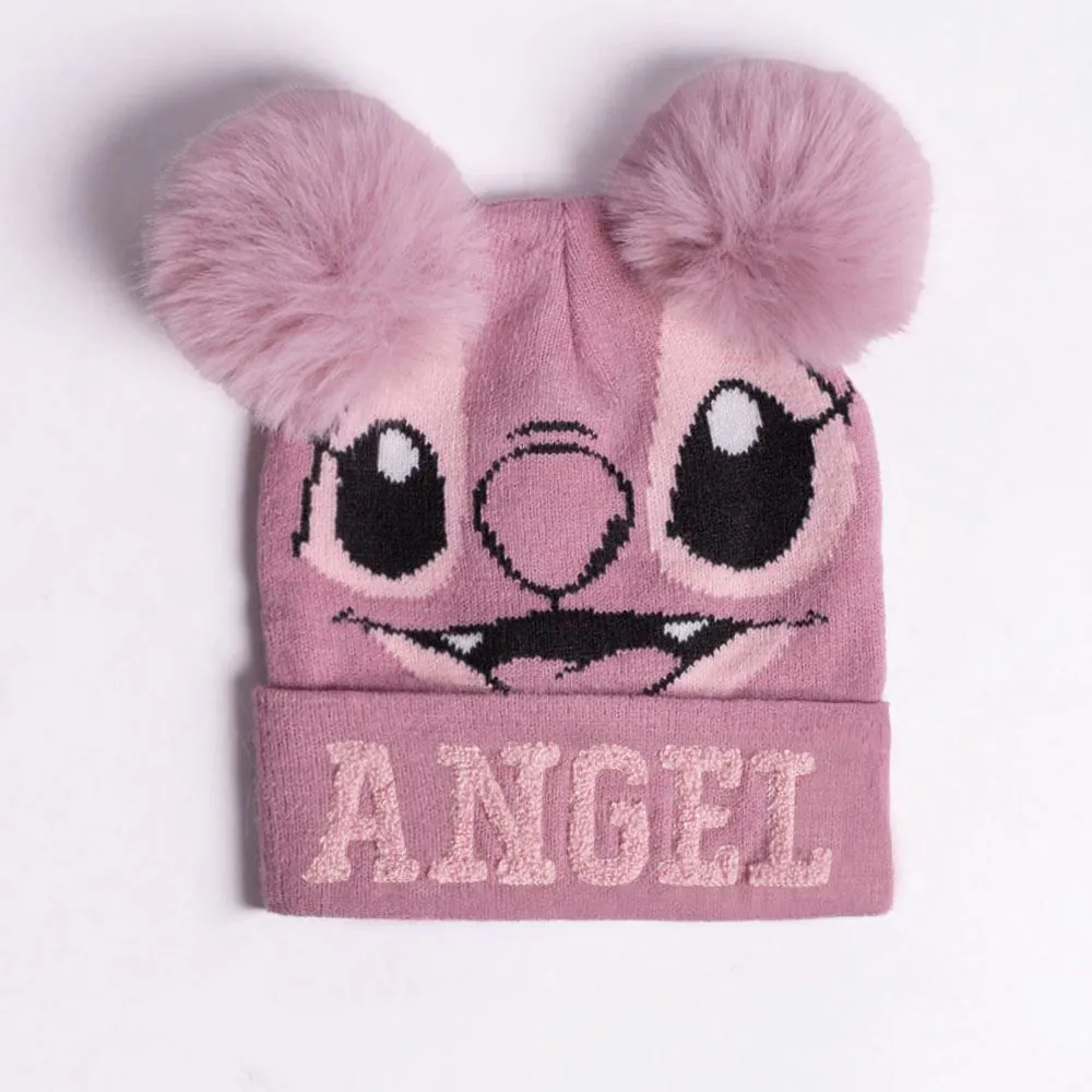 Gorro Infantil Menina Bordado em Tricot Disney - Angel U