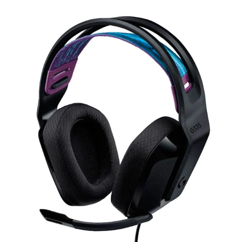 Headset Gamer Logitech G335 - Preto