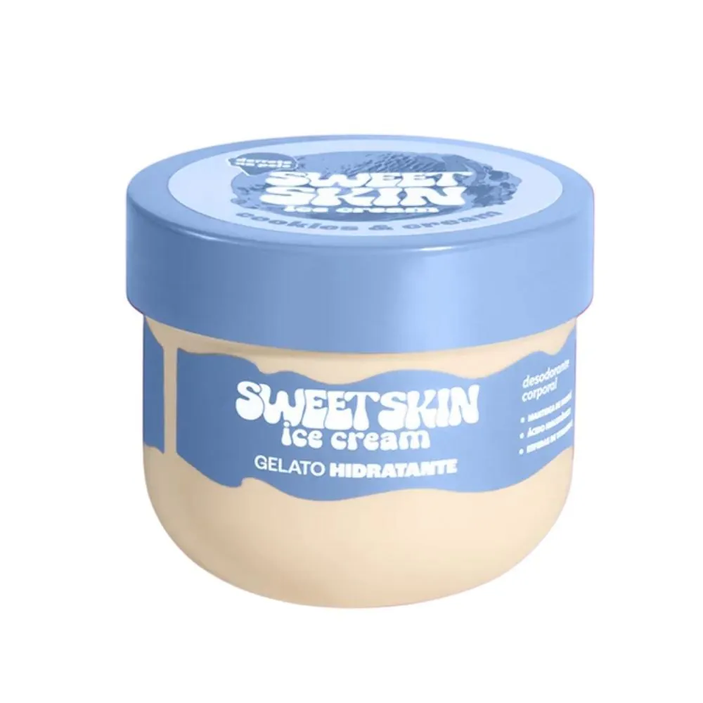 Hidratante Corporal Dailus Gelato Sweet Skin 200Ml - Creme de Baunilha