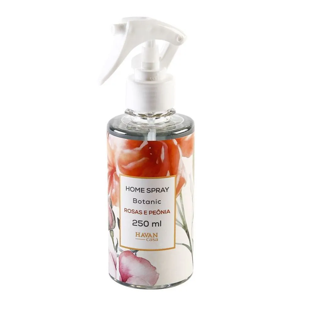 Home Spray Botanic 250Ml - Rosas e Peônia