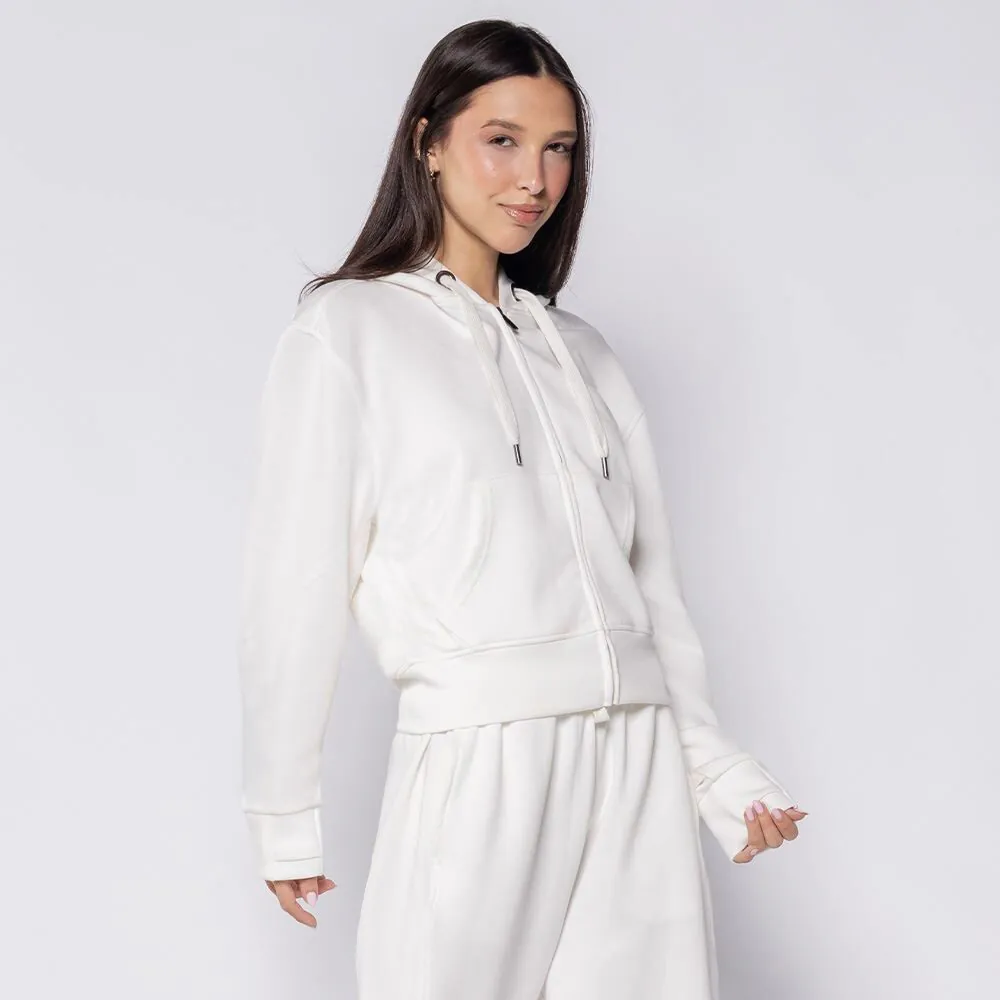 Jaqueta Feminina Modal Patricia Foster Off White